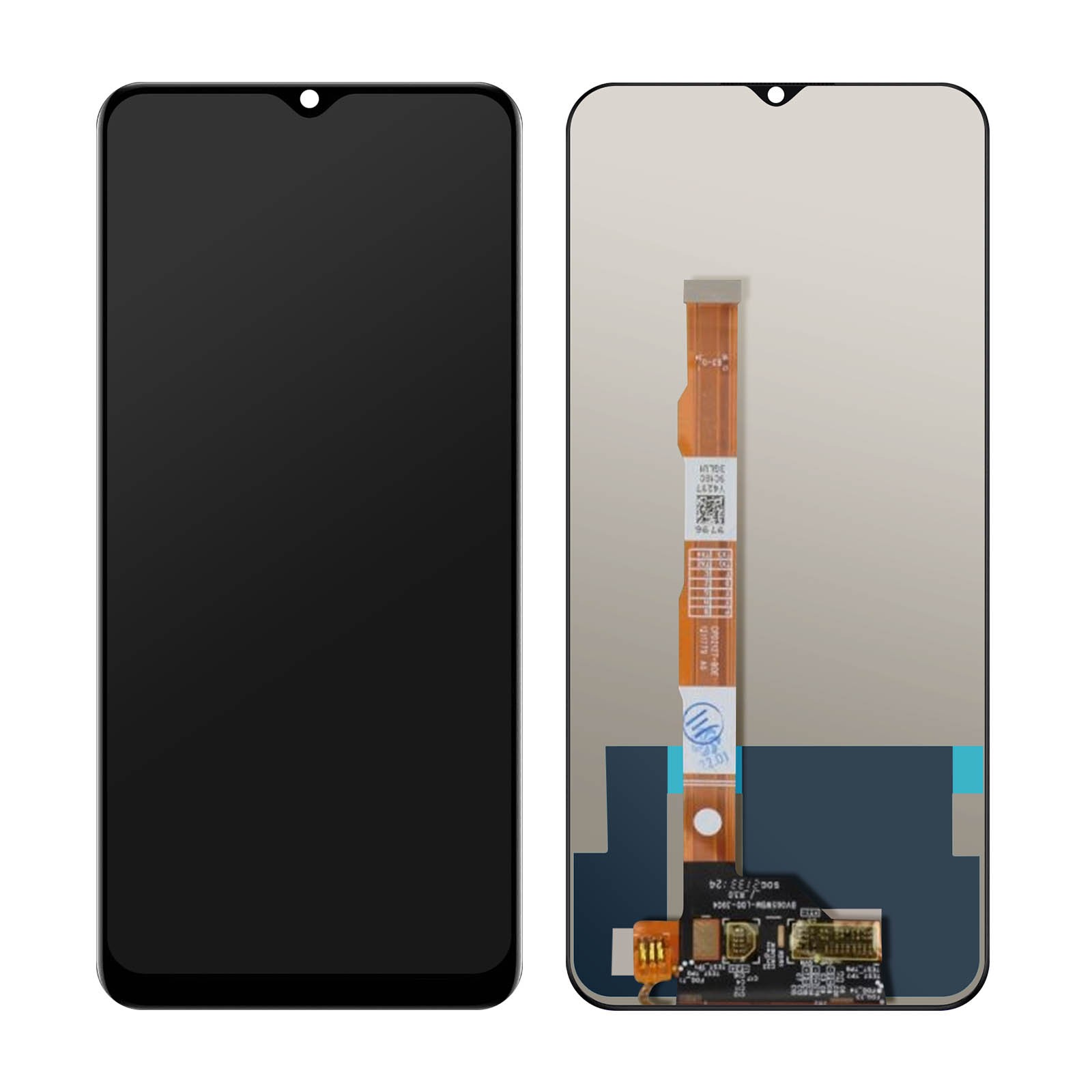 Écran LCD Vivo Y21 noir pour réparer les bugs tactiles et vitres brisées