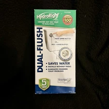 HydroRight Dual-Flush Conversion Kit Convert Any Toilet Save Water # 502342 New