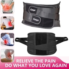 Adjustable Lower Back Brace Lumbar Support Waist Belt for Men Women Pain Relief