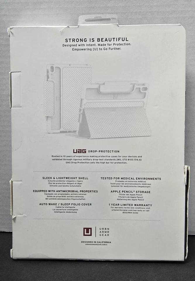 IPad Cover U By UAG 7th/8th Gen 10.2 Inch-DOT Series  Black NEW! - Image 2 of 4