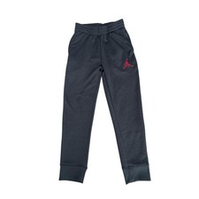 Jordan Pants Kids 8-10/S Charcoal Gray Fleece Jogger Sweatpants Jumpman Logo