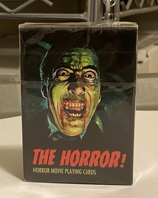 THE HORROR! Horror Movie Playing Cards Sealed New Piatnik No. 1691