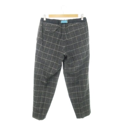 Color kolor BEACON cropped pants tapered window pen check mix 2 M 