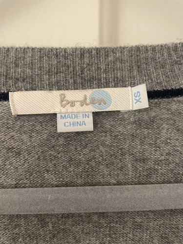 Boden Cashmere 3/4 Sleeve V-Neck Sweater, Never Worn - Picture 3 of 5