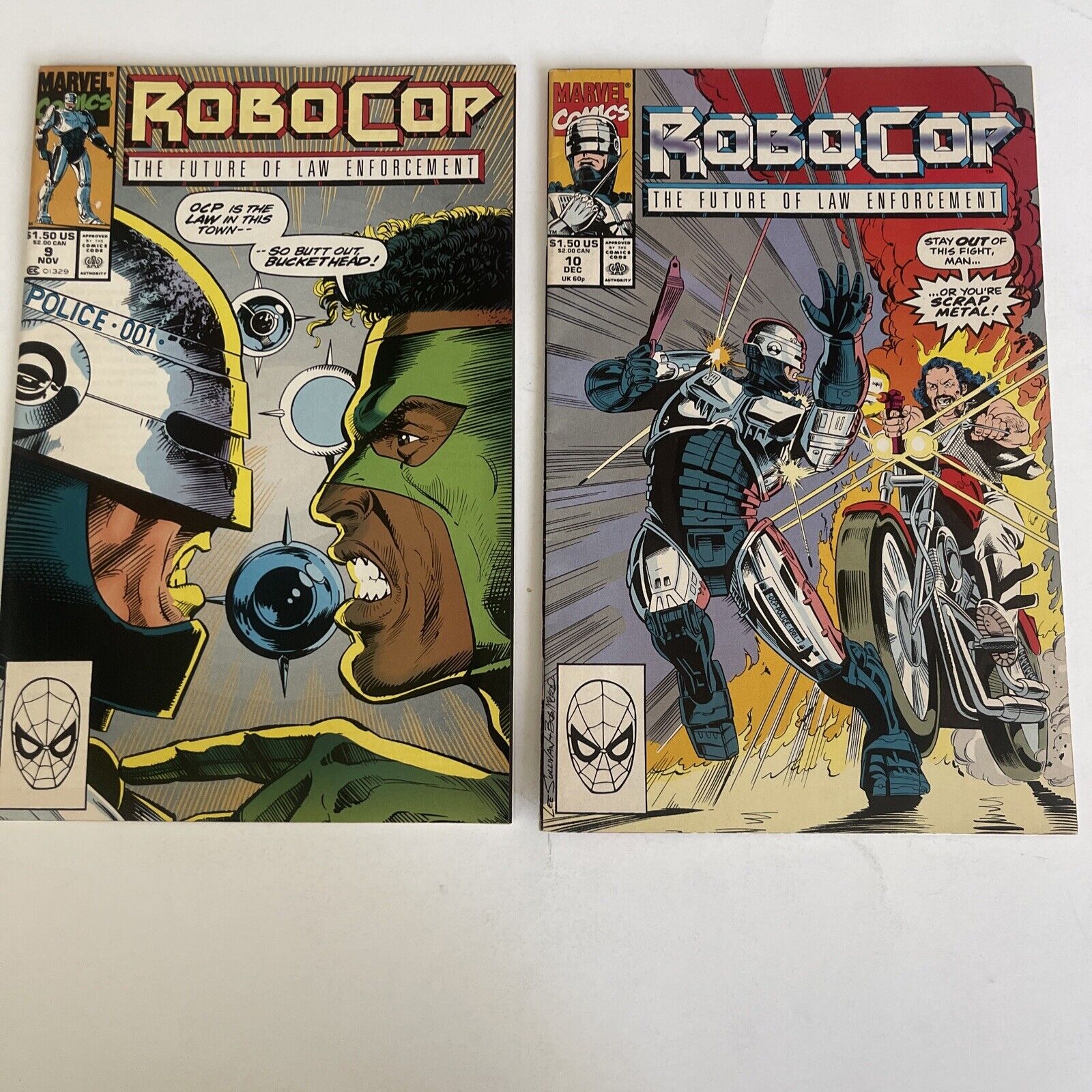 RoboCop  #9, 10 Marvel Comics