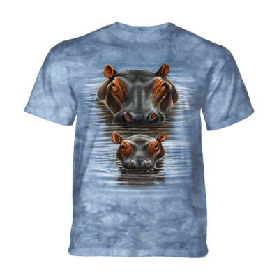 The Mountain Kinder T-Shirt ''2 Hippos''- Sofort lieferbar