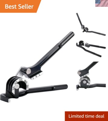 Durable 3-in-1 Tube Bender for Copper, Brass, Aluminum & Steel Tubing