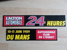 Sticker 24 Heures Du Mans 1989 Automobile Club Of WEST