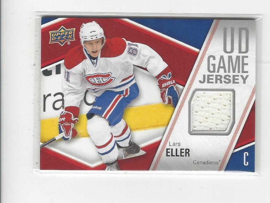 201112 Upper Deck Game JERSEY Lars Eller JERSEY Canadiens eBay