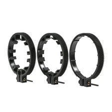 Movo FR3 3-Piece Follow Focus Ring Gear Set (Includes 65mm/75mm/85mm Lens Rings)