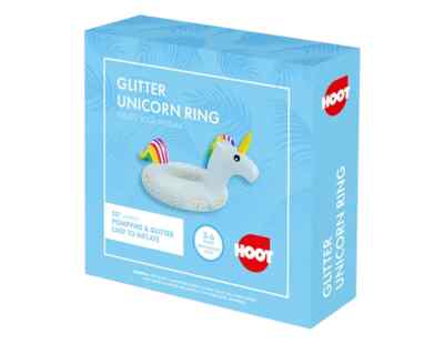 Schlauchboote Einhorn Glitzer Schwimmring Kinder Schwimmer Schwimmbad Strand 3-6 Jahre