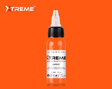 CARROT Orange Xtreme Ink Premium Bright Solid Color Tattoo Pigment Made in USA