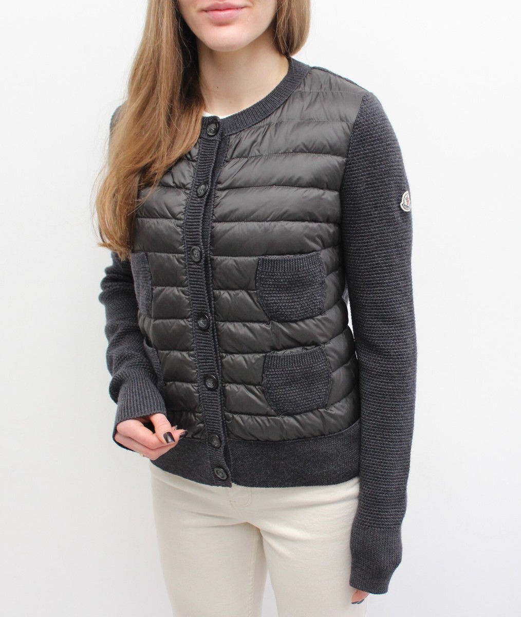 Women's MONCLER Maglione Tricot Alla Coreana Wool Down Puffer