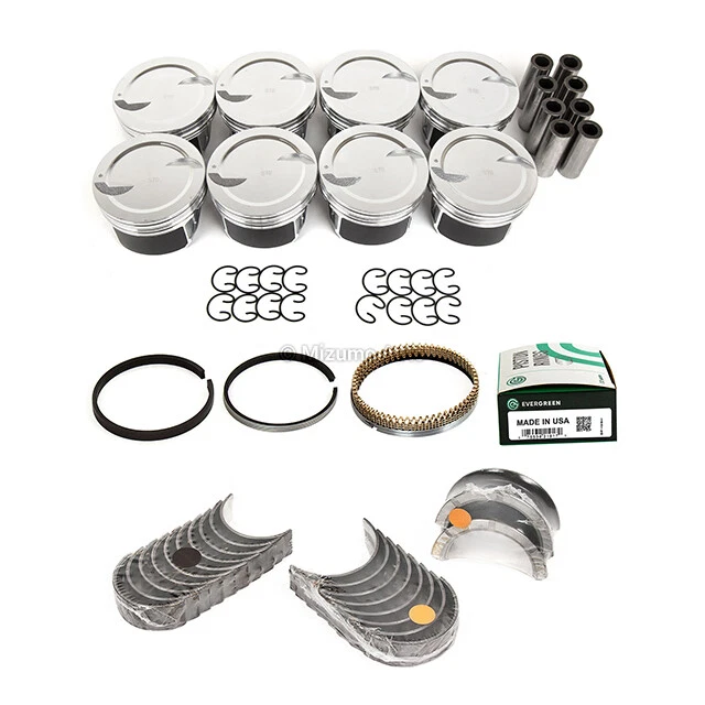 Pistons Main Rod Bearings Fit 06-20 GMC Sierra Chevrolet Express Silverado 6.0L - Image 2 of 4