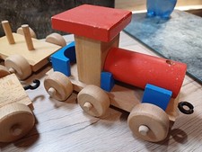 Holzspielzeug, Holzeisenbahn
