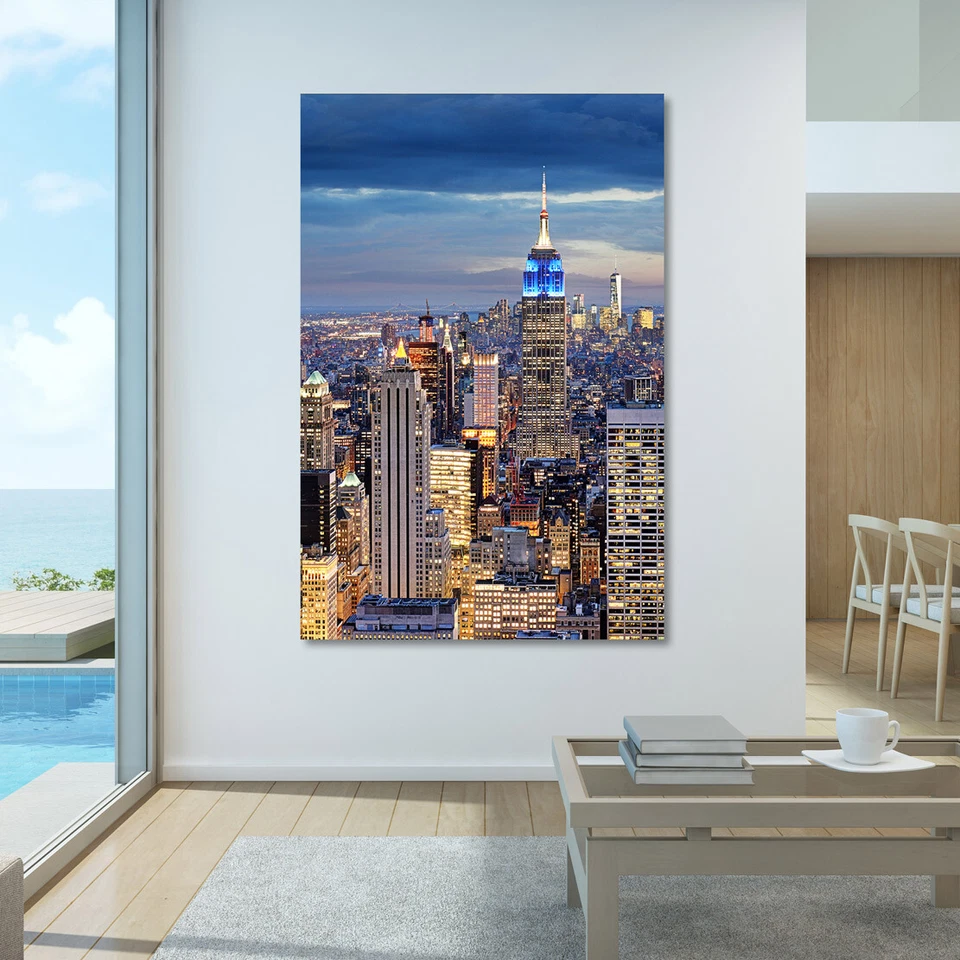 ACRYLGLAS WANDBILD NEW YORK CITY BILDER KUNSTDRUCK POSTER AMERIKA STADT - Bild 2 von 4