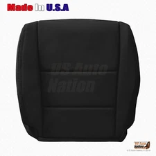For 2008 to 2012 Honda Accord Driver Bottom Replacement Leather Seat Cover Black
