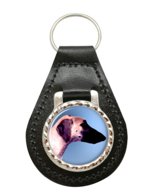 Sloughi Windhund Leder Schlüsselanhänger
