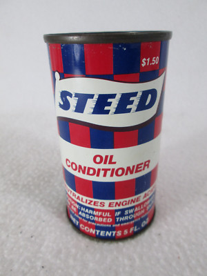 Vintage Steed Oil Conditioner full 5 oz. metal can