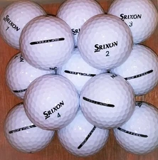 36 Srixon Soft Feel Used Golf Balls in (AAAAA) 5A MINT Condition