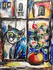 Acrylgemälde 30x40, ORIGINAL, moderne Kunst, Acrylbild auf Leinwand