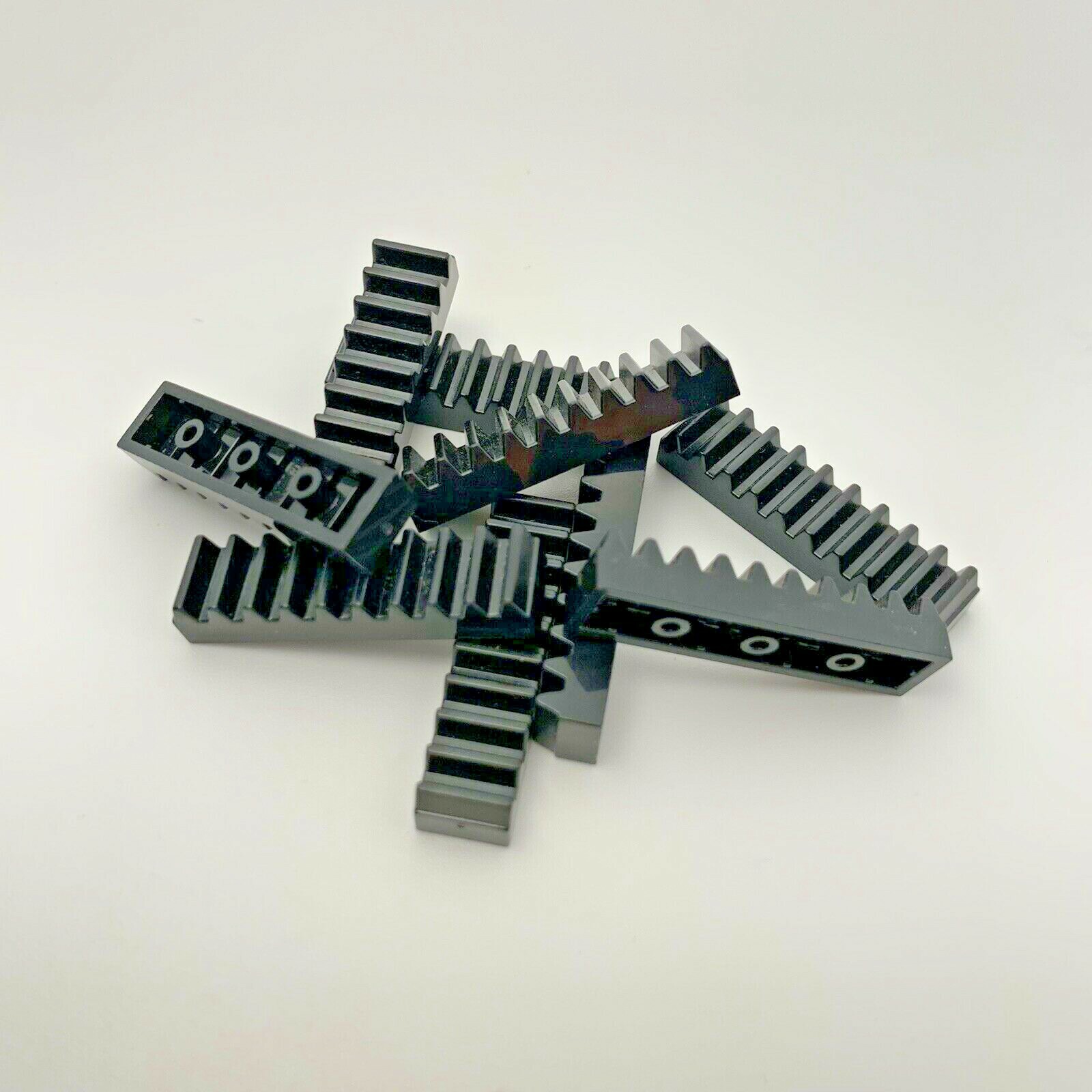 LEGO Technic Black Gear Rack x 8 Part Set 3743 4205760 eBay