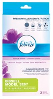 Febreze Bissell Bag 3267 Replacement Vacuum Bag 3-pack White Febreze Bissell Bag 3267 Replacement Vacuum Bag 3-pack White