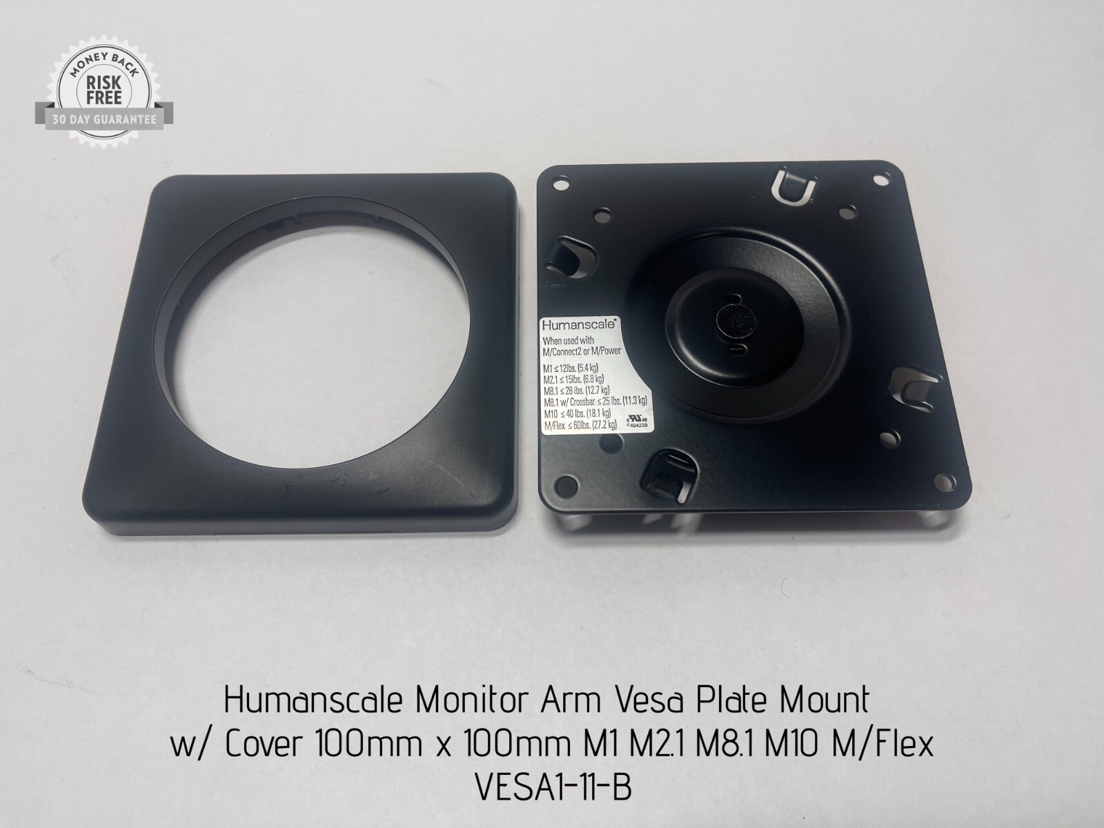 Monitor Arm Mounting Bracket Black Humanscale | Other | Humanscale ...
