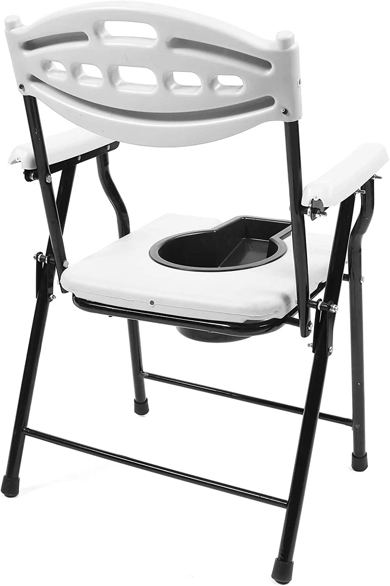 Collapsible commode chair sales