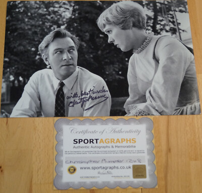 Christopher Plummer Autogramm Signiert Autograph Original Foto mit COA