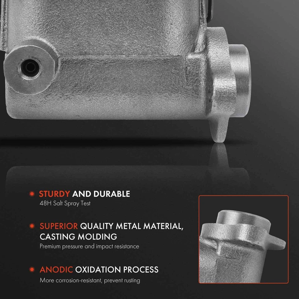 Brake Master Cylinder w/ Reservoir for Chevrolet C60 C70 GMC C6000 C7000 1.5 In. - Image 2 of 4