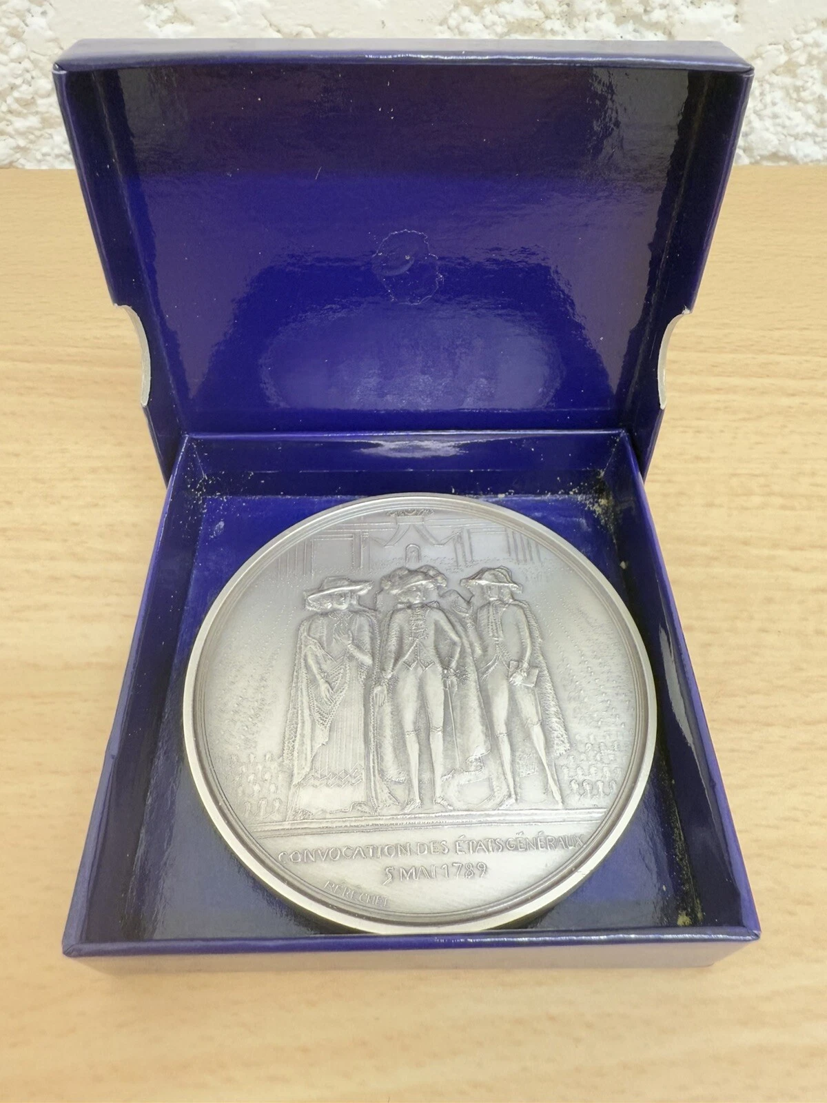 Médaille Convocation Des États Généraux 5 Mai 1789 En Bronze Dans Sa Boîte