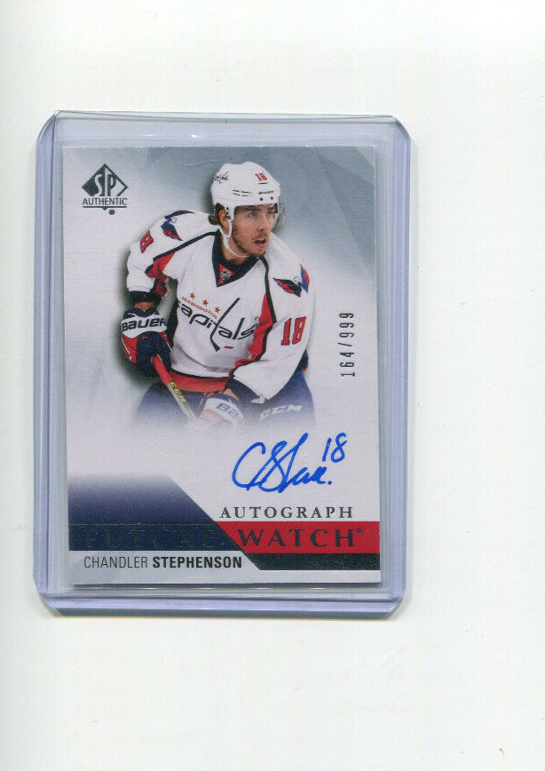 2015-16 SP Authentic Future Watch Chandler Stephenson Rookie Auto 164/999