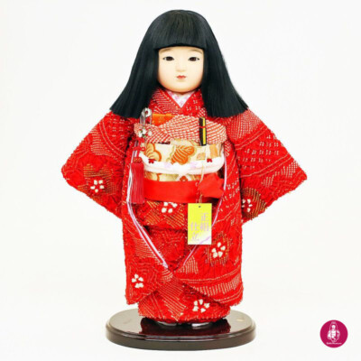 Ichimatsu NINGYO, Japanese beautiful Kimono Doll, Standing Style