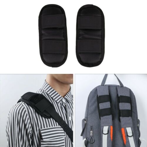 US_2Pcs Soft Shoulder Strap Pads Fastener Cushions for Bag Backpack Satchel HQ - Picture 1 of 12