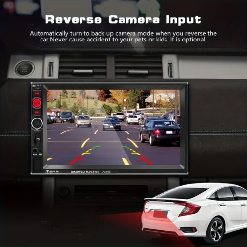 7" HD Touch Screen Car Stereo 2 Din MP5 Player Steering Wheel Control FM/USB/AUX - Picture 6 of 14