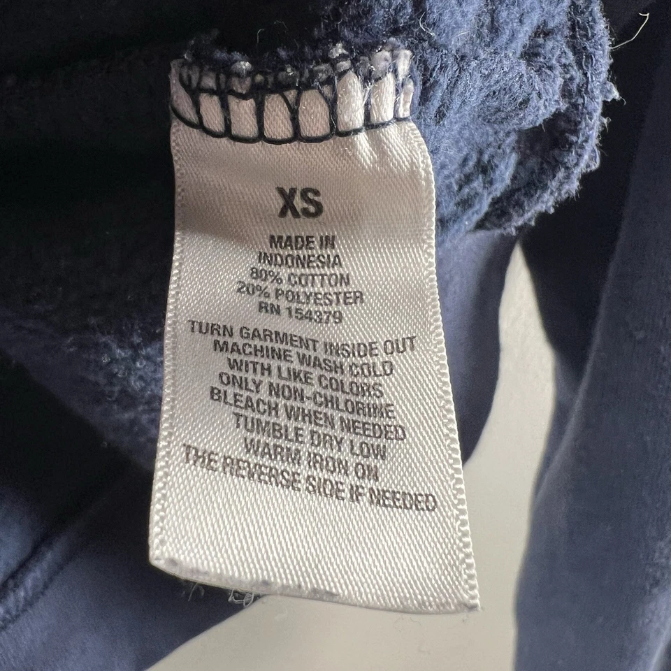 Sudadera Aero Para Mujer XS Azul Manga Larga Pullover Deletrear Logo Cuello Redondo Foto 4 de 4