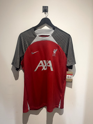 LFC Nike Herren Players Elite Training T-Shirt rot/weiß/grau neu mit Etikett