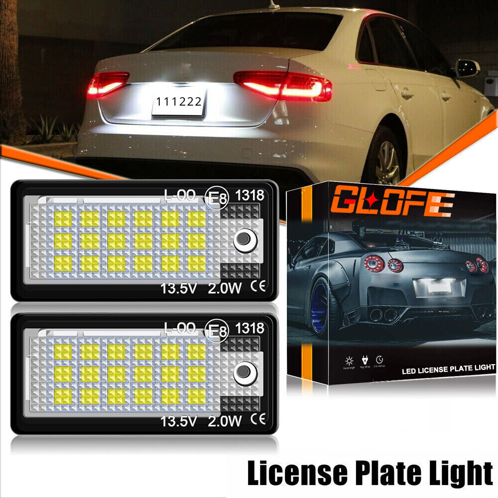 For Audi Audi A4 Number Plate Light Warning 18LED License