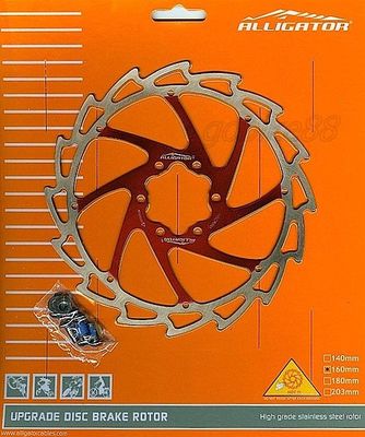 gobike88 Alligator disc rotor , WIND CUTTER, Red, 160mm, 84g, 564 ...