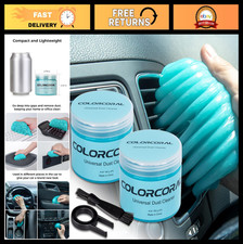 Car Cleaning Gel Kit - Keyboard  Interior Cleaner - Blue Gel for Dust  Dirt Re