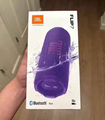 JBL Flip 7 Portable Bluetooth Speaker, Wireless Bluetooth, Purple