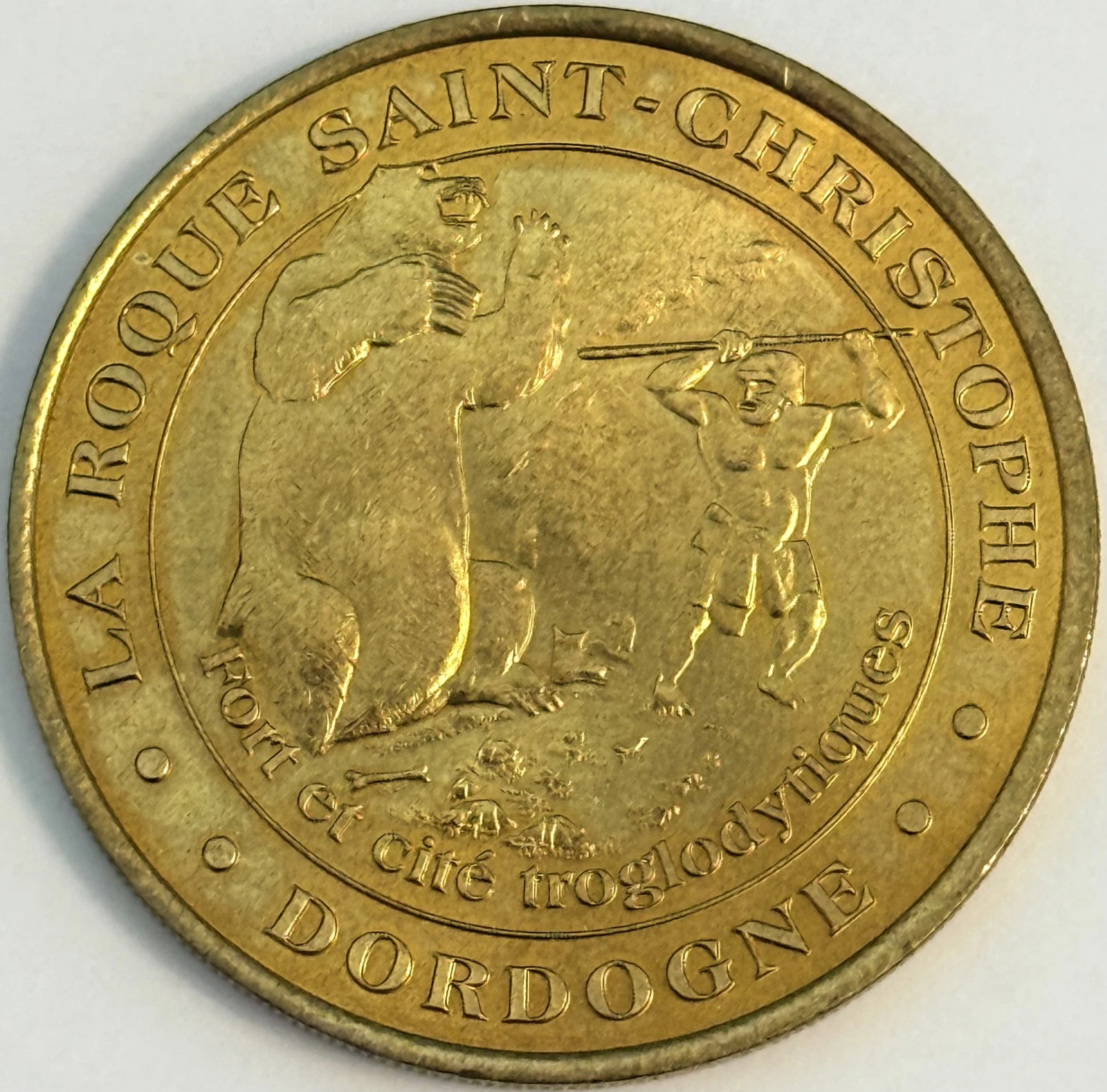Dordogne - La Roque Saint-Christophe - 2001 - Jeton Touristique Monnaie de Paris