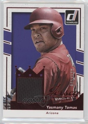 2016 Panini Donruss Jersey Kings Red 95/199 Yasmany Tomas #JK-YT e6p