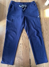 FIGS Yola Technical Collection Women's Navy Blue Scrub Pants Size Small Petite