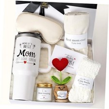 Birthday Gifts for Mom   Luxury Gifts Box Birthday with Candle and White