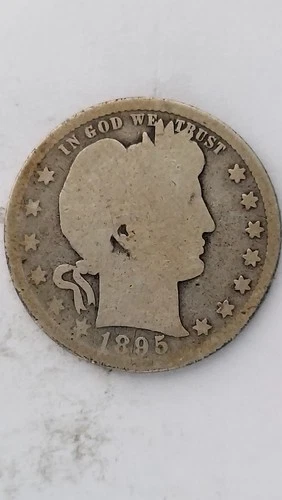 1895-S United States Barber Head Quarter