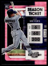 2022 Panini Chronicles #9 Jake Meyers Contenders Optic Pink Pulsar RC