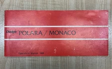 1969 Dodge Polara & Monaco Owners Manual  factory Original Not a Reproduction 