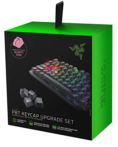 Razer PBT Keycap Quartz Pink - US Gaming Keycap  Mechanical Keyboard Replacement